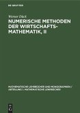 Numerische Methoden der Wirtschaftsmathematik, II