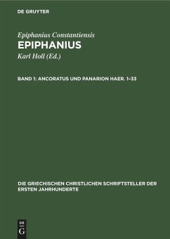 Ancoratus und Panarion Haer. 1¿33 - Constantiensis, Epiphanius