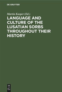 Language and Culture of the Lusatian Sorbs throughout their History
