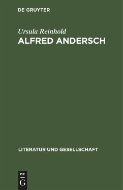 Alfred Andersch - Reinhold, Ursula