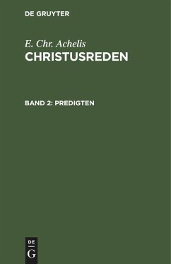 Predigten - Achelis, E. Chr.