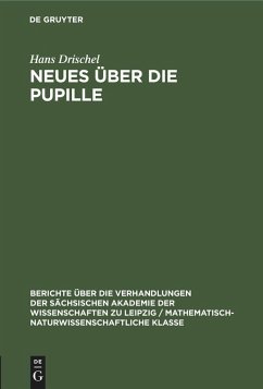 Cover Neues über die Pupille