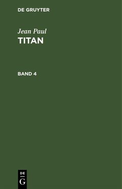 Cover Jean Paul: Titan. Band 4