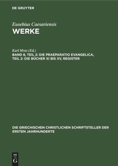 Die Praeparatio Evangelica, Teil 2: Die Bücher XI bis XV, Register