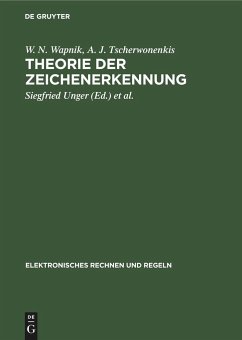 Theorie der Zeichenerkennung - Wapnik, W. N.; Tscherwonenkis, A. J.