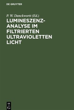 Lumineszenz-Analyse im filtrierten ultravioletten Licht