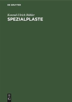 Spezialplaste - Bühler, Konrad-Ulrich