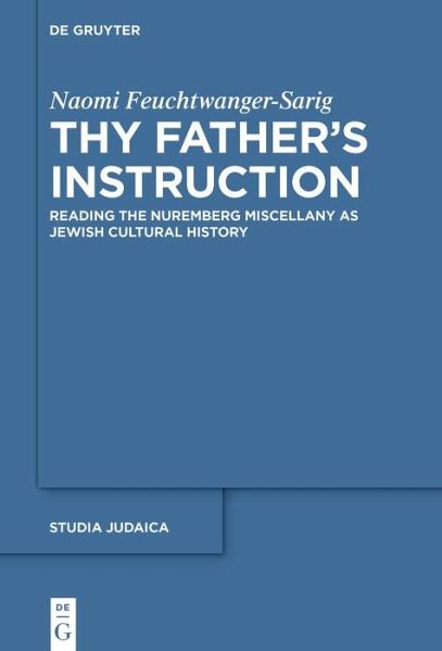 Thy Father's Instruction (eBook, PDF)