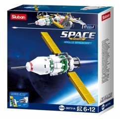 Sluban M38-B0731A - Space Station, Raumkapsel Apollo Spacecraft, 8in1, Bausatz, Klemmbausteine