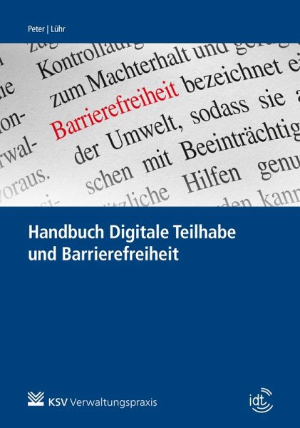 Handbuch Digitale Teilhabe und Barrierefreiheit (eBook, ePUB) Handbuch Digitale Teilhabe und Barrierefreiheit (eBook, ePUB)