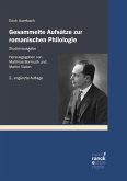 Gesammelte Aufsätze zur romanischen Philologie - Studienausgabe (eBook, PDF)