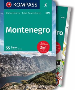 KOMPASS Wanderführer Montenegro, 55 Touren mit Extra-Tourenkarte - Nemec, Katharina