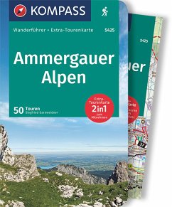KOMPASS Wanderführer Ammergauer Alpen, 50 Touren mit Extra-Tourenkarte - Garnweidner, Siegfried