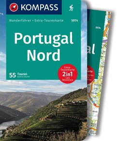 KOMPASS Wanderführer Portugal Nord, 55 Touren mit Extra-Tourenkarte - Sturm, Astrid