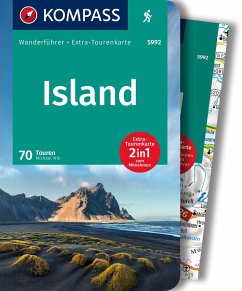 KOMPASS Wanderführer Island, 70 Touren mit Extra-Tourenkarte - Will, Michael
