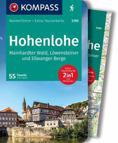 KOMPASS Wanderführer Hohenlohe, Mainhardter Wald, Löwensteiner und Ellwanger Berge, 55 Touren mit Extra-Tourenkarte - Aigner, Lisa