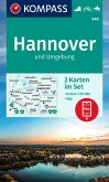 KOMPASS Wanderkarte 848 Hannover und Umgebung 1:50000 (2 Karten im Set)
