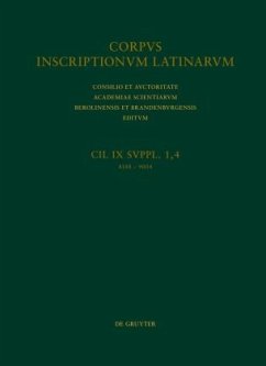 Sabini / Corpus inscriptionum Latinarum. Inscriptiones Calabriae Apuliae Samnii Sabinorum Piceni Latinae. Supplementum. Regio Ita Vol IX. Suppl. Pars 1.