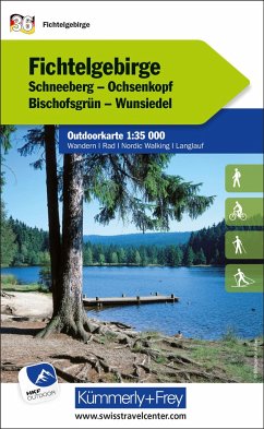 Cover Kümmerly+Frey Outdoorkarte Deutschland 36 Fichtelgebirge 1:35.000