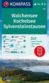 KOMPASS Wanderkarte 06 Walchensee, Kochelsee, Sylvensteinstausee 1:25000
