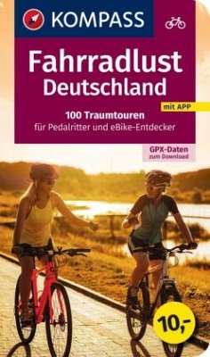 Cover KOMPASS Fahrradlust Deutschland 100 Traumtouren