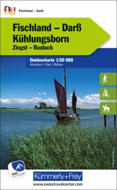 Fischland - Darss - Kühlungsborn Nr. 13 Outdoorkarte Deutschland 1:50 000