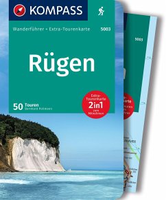 KOMPASS Wanderführer Rügen, 50 Touren mit Extra-Tourenkarte - Pollmann, Bernhard
