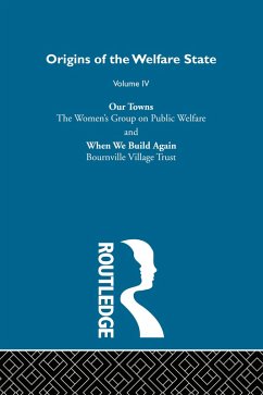 Cover Origins of the Welfare State V4 (eBook, PDF)