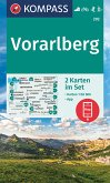 KOMPASS Wanderkarten-Set 292 Vorarlberg (2 Karten) 1:50.000