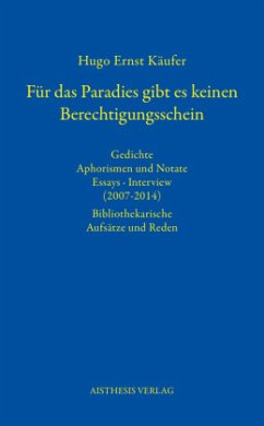 Für das Paradies gibt es keinen Berechtigungsschein - Käufer, Hugo Ernst