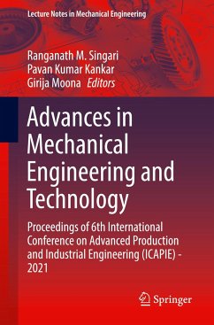 Advances in Mechanical Engineering and Technology