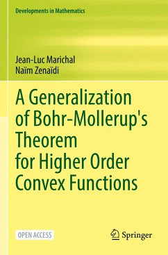 A Generalization of Bohr-Mollerup's Theorem for Higher Order Convex Functions - Marichal, Jean-Luc;Zenaïdi, Naïm