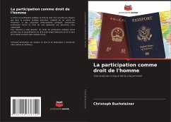 La participation comme droit de l'homme - Buchsteiner, Christoph