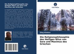 Die Religionsphilosophie des Heiligen Nilus von Sora und Maximus des Griechen - Klimkov, Oleg