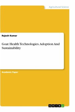 Goat Health Technologies. Adoption And Sustainability - Kumar, Rajesh