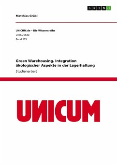 Green Warehousing. Integration ökologischer Aspekte in der Lagerhaltung - Grübl, Matthias