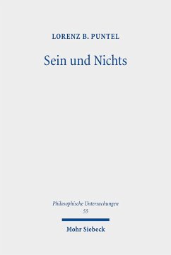 Sein und Nichts (eBook, PDF) - Puntel, Lorenz B.