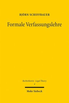 Formale Verfassungslehre (eBook, PDF) - Schiffbauer, Björn