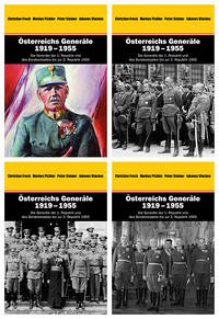 Österreichs Generäle 1919–1955 - Frech, Christian; Pichler, Markus; Steiner, Peter; Vlachos, Iakovos