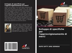 Sviluppo di specifiche per l'approvvigionamento di merci - GIFTY AMA SERWAH, DUFE