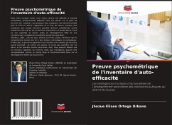 Preuve psychométrique de l'inventaire d'auto-efficacité - Ortega Urbano, Jhozue Eliseo