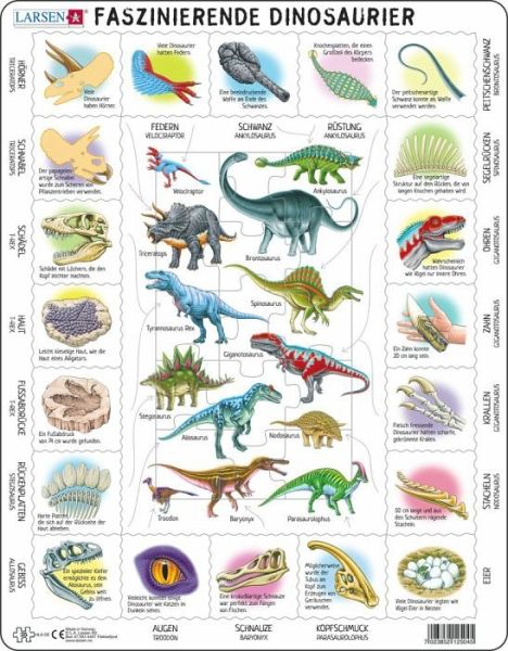 Puzzle Faszinierende Dinosaurier 35 Teile Puzzle Faszinierende Dinosaurier 35 Teile