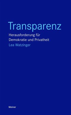 Transparenz - Watzinger, Lea