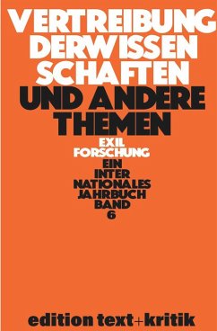 Cover Vertreibung der Wissenschaften und andere Themen