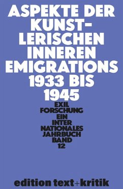 Aspekte der künstlerischen inneren Emigration 1933¿1945