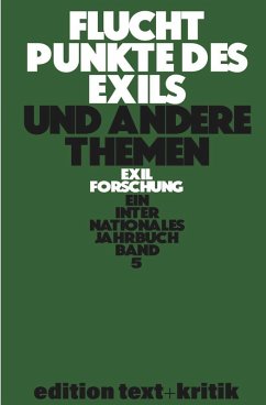 Cover Fluchtpunkte des Exils und andere Themen