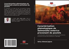 Caractérisation phénotypique de Salmonella enterica provenant de poulets - Jajere, Idriss Ahmed