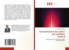 Caractérisation de surface des zéolithes Tome II - ZOUITEN, ABDELAZIZ