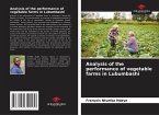 Analysis of the performance of vegetable farms in Lubumbashi