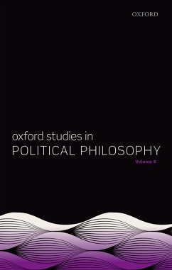 Cover Oxford Studies in Political Philosophy Volume 8 (eBook, ePUB)